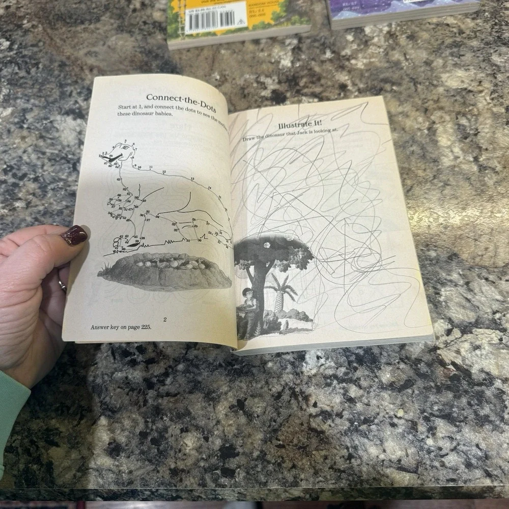 Games and Puzzles from the Tree House:- Mary Pope Osborne And 2‎ Books #24 & #36